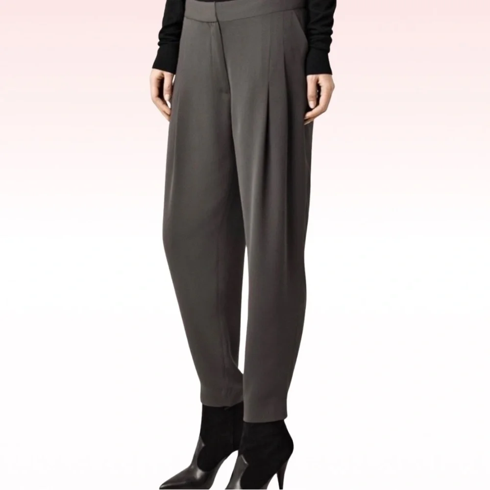 ALL SAINTS Roos Pleated Trouser Pants (Sz 0)